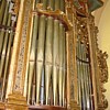 Organo della Chiesa Madre di Cancellara (PZ): profilo curvilineo della facciata dopo il restauro