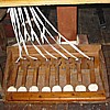 Pedaliera dopo il restauro