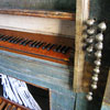 Tastiera e registri, dopo il restauro