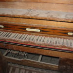 Tastiera prima del restauro